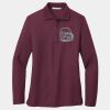 Women's Silk Touch Long Sleeve Polo Thumbnail