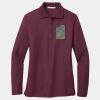 Women's Silk Touch Long Sleeve Polo Thumbnail