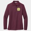 Women's Silk Touch Long Sleeve Polo Thumbnail