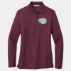 Women's Silk Touch Long Sleeve Polo Thumbnail