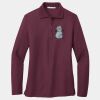 Women's Silk Touch Long Sleeve Polo Thumbnail