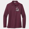 Women's Silk Touch Long Sleeve Polo Thumbnail