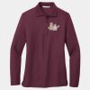 Women's Silk Touch Long Sleeve Polo Thumbnail