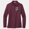 Women's Silk Touch Long Sleeve Polo Thumbnail