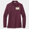 Women's Silk Touch Long Sleeve Polo Thumbnail