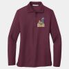 Women's Silk Touch Long Sleeve Polo Thumbnail