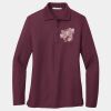 Women's Silk Touch Long Sleeve Polo Thumbnail