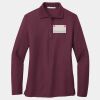Women's Silk Touch Long Sleeve Polo Thumbnail