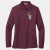 Women's Silk Touch Long Sleeve Polo Thumbnail