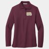 Women's Silk Touch Long Sleeve Polo Thumbnail