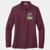 Women's Silk Touch Long Sleeve Polo Thumbnail