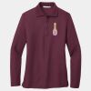 Women's Silk Touch Long Sleeve Polo Thumbnail