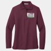 Women's Silk Touch Long Sleeve Polo Thumbnail