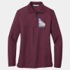 Women's Silk Touch Long Sleeve Polo Thumbnail