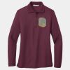 Women's Silk Touch Long Sleeve Polo Thumbnail