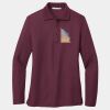 Women's Silk Touch Long Sleeve Polo Thumbnail