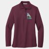 Women's Silk Touch Long Sleeve Polo Thumbnail