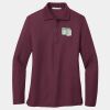 Women's Silk Touch Long Sleeve Polo Thumbnail