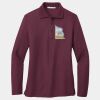Women's Silk Touch Long Sleeve Polo Thumbnail