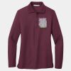 Women's Silk Touch Long Sleeve Polo Thumbnail