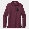 Women's Silk Touch Long Sleeve Polo Thumbnail