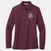 Women's Silk Touch Long Sleeve Polo Thumbnail