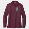 Women's Silk Touch Long Sleeve Polo Thumbnail