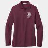 Women's Silk Touch Long Sleeve Polo Thumbnail