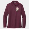 Women's Silk Touch Long Sleeve Polo Thumbnail
