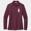 Women's Silk Touch Long Sleeve Polo Thumbnail