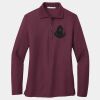 Women's Silk Touch Long Sleeve Polo Thumbnail
