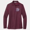 Women's Silk Touch Long Sleeve Polo Thumbnail