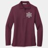 Women's Silk Touch Long Sleeve Polo Thumbnail