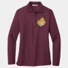 Women's Silk Touch Long Sleeve Polo Thumbnail