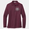 Women's Silk Touch Long Sleeve Polo Thumbnail