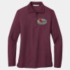 Women's Silk Touch Long Sleeve Polo Thumbnail