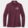 Women's Silk Touch Long Sleeve Polo Thumbnail