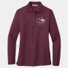 Women's Silk Touch Long Sleeve Polo Thumbnail