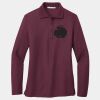 Women's Silk Touch Long Sleeve Polo Thumbnail