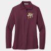 Women's Silk Touch Long Sleeve Polo Thumbnail