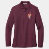 Women's Silk Touch Long Sleeve Polo Thumbnail