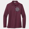 Women's Silk Touch Long Sleeve Polo Thumbnail