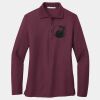 Women's Silk Touch Long Sleeve Polo Thumbnail