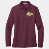 Women's Silk Touch Long Sleeve Polo Thumbnail