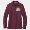 Women's Silk Touch Long Sleeve Polo Thumbnail