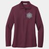 Women's Silk Touch Long Sleeve Polo Thumbnail