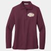 Women's Silk Touch Long Sleeve Polo Thumbnail