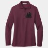 Women's Silk Touch Long Sleeve Polo Thumbnail