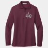 Women's Silk Touch Long Sleeve Polo Thumbnail