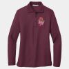 Women's Silk Touch Long Sleeve Polo Thumbnail